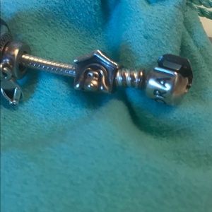 Pandora dog in doghouse charm